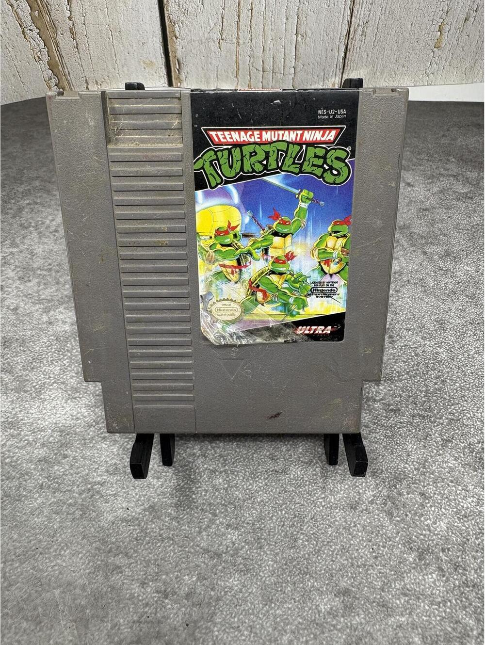 Teenage Mutant Ninja Turtles NES Nintendo Cartridge Ultra 1989 TMNT Action Game